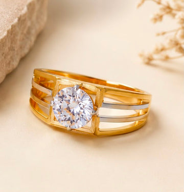 Crown Solitaire Ring