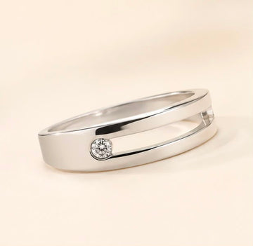 Prime Open Band Diamond Ring