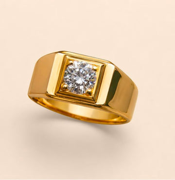 Executive Signet Diamond Ring