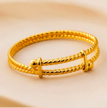 Graceful 22k Gold Kid Bangle
