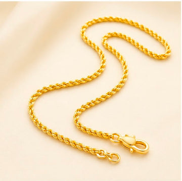 Rope-Style 22k Gold Kid Chain