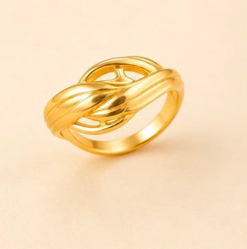 22K Gold Eternal Knot Ring