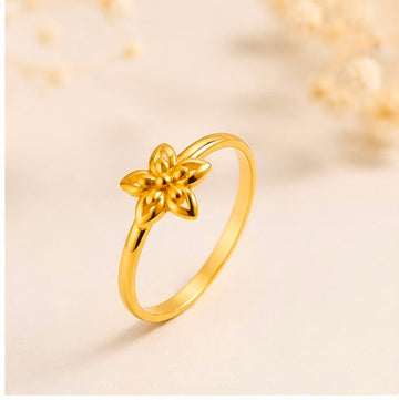 22K Gold Shining Star Ring