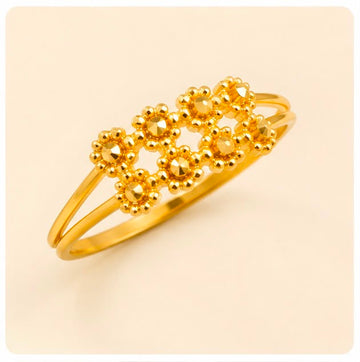 22K Gold Charming Kid Ring