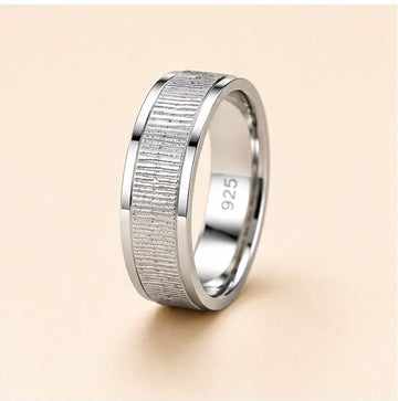 Refined Texture Band 925 Sterling