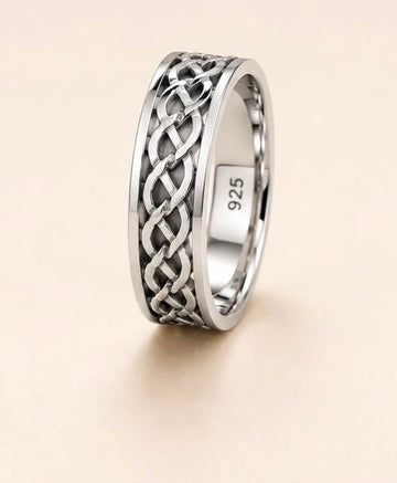 Celtic Knot Silver Ring 925 Sterling