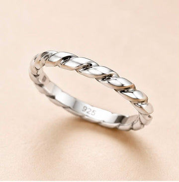 Rope Twist Band 925 Sterling