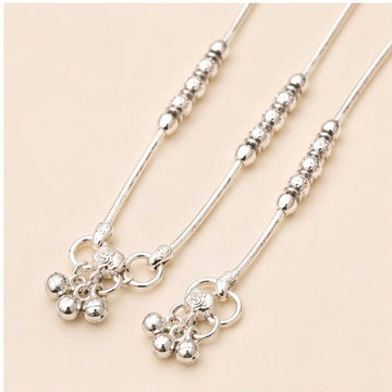 Classic Charm Silver Anklet 925 Sterling