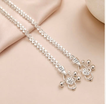 Classic Layered Anklet 925 Sterling