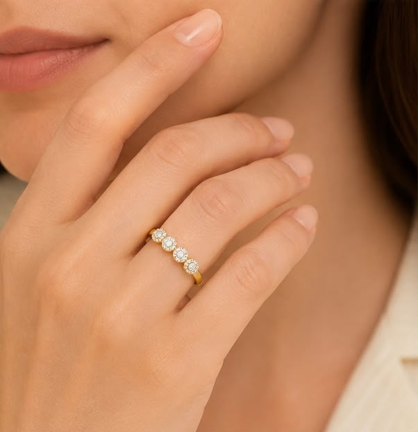 Fancy 22k Gold Women Ring