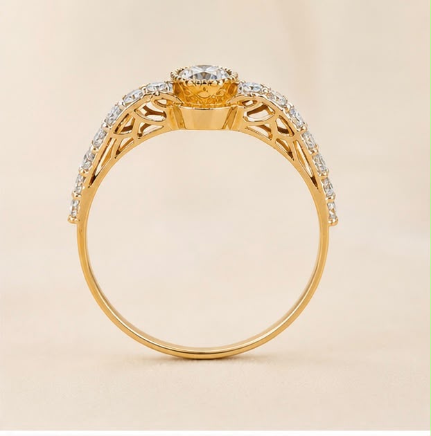 One-of-a-kind 22k Gold Ring