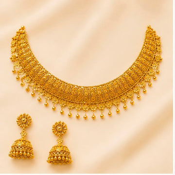 Charming 22k Gold Necklace Set