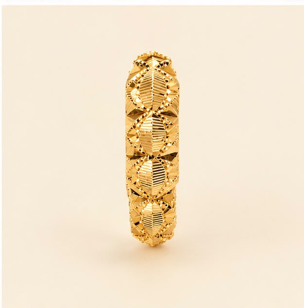 Bold and Trendy 22k Gold Women Hoops