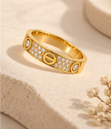 Designer Cartier based 22k Gold Women Gold Ring