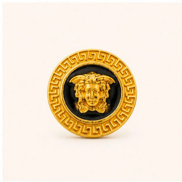 Medusa 22K Gold Stud